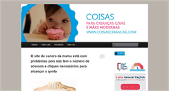 Desktop Screenshot of coisasparacriancas.com